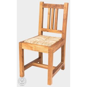 FaKOPA s. r. o. NANDA MINI - dětská židle s výpletem z teaku, teak + mořská tráva