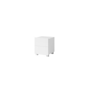 ArtGiB Noční stolek CALABRINI C-13 | bílá/bílý lesk