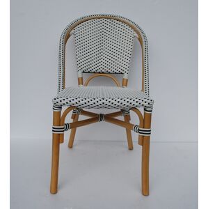 FaKOPA s. r. o. BISTRO - židle z umělého ratanu - bílá, umělý ratan